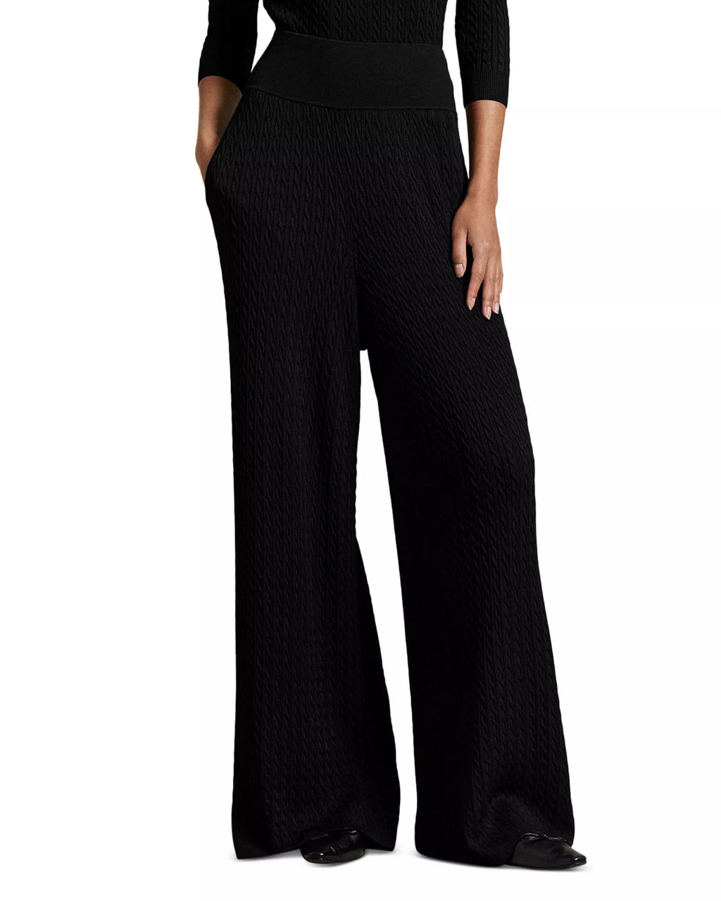 Polo Ralph Lauren - Viscose Nylon Wide Leg Pant
