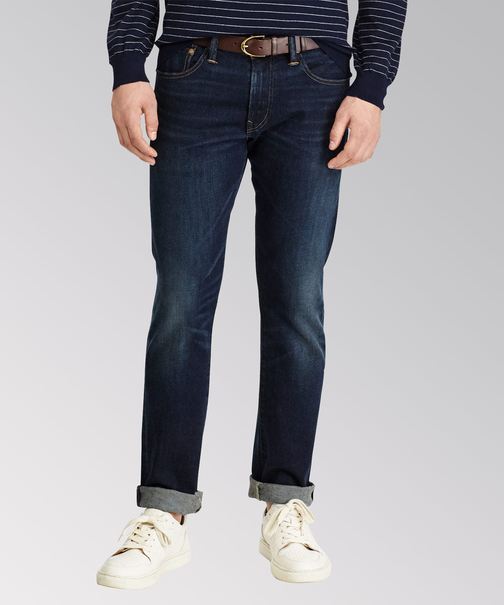 Polo Ralph Lauren Dark Wash Five-Pocket Jeans