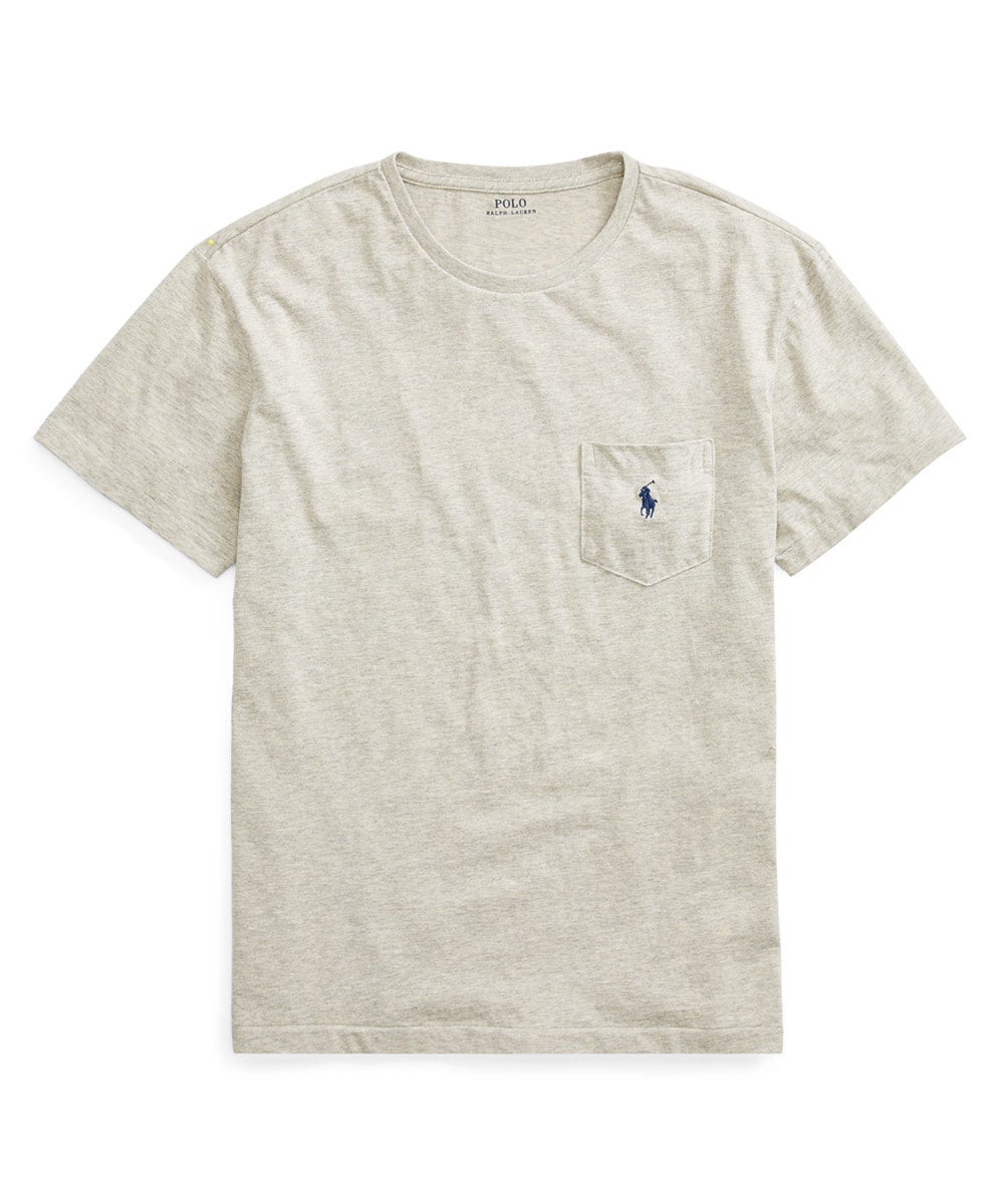 Polo Ralph Lauren Short Sleeve Solid Pocket Crewneck Tee Shirt