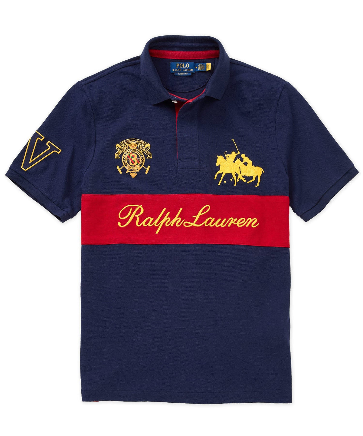 Polo Ralph Lauren Short Sleeve Dual Player Mesh Graphic Polo