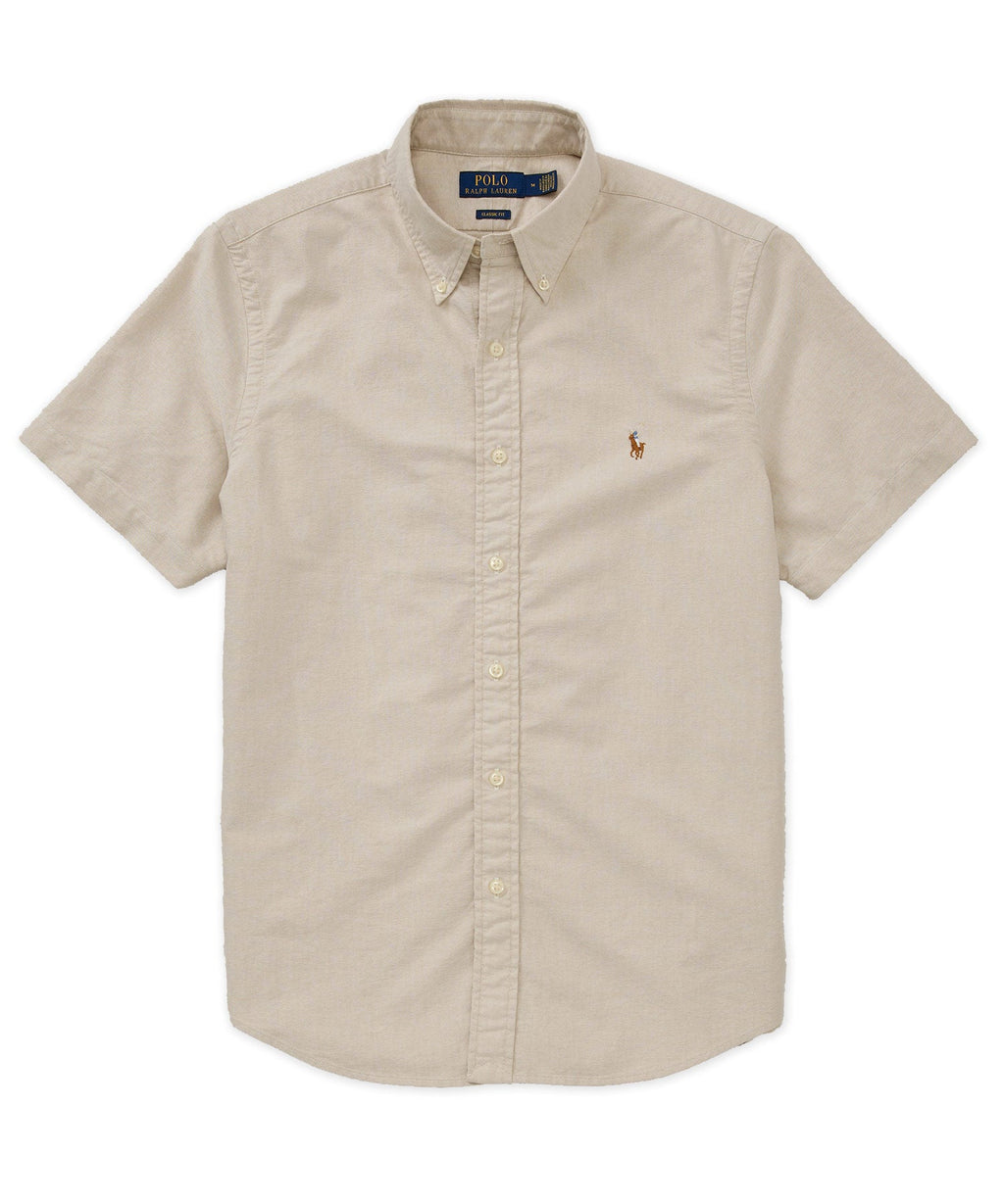 Polo Ralph Lauren Short Sleeve Solid Oxford Sport Shirt