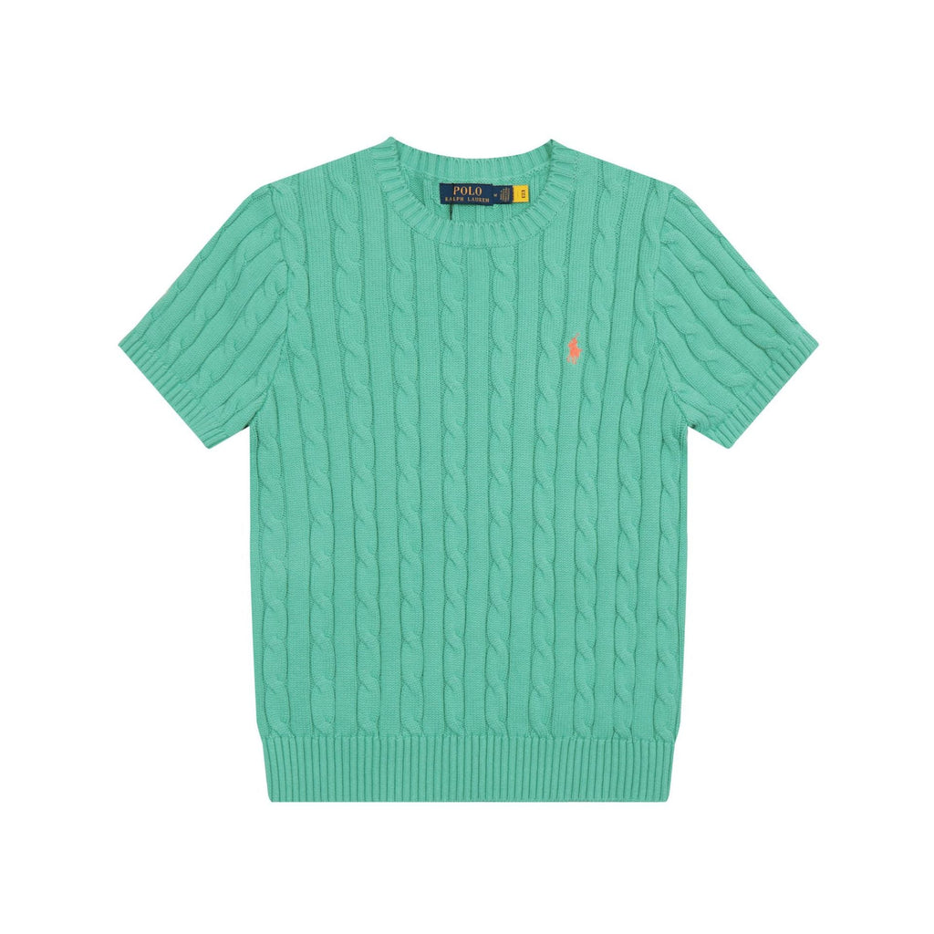 Ralph Lauren Knitted sweaters Ralph Lauren Knitted Short Sleeved Shirt Small Standard Twist Knitted Crew Neck Short Sleeve