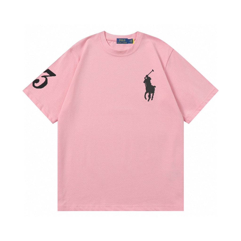 Ralph Lauren T Shirts Summer Cotton Short Sleeves