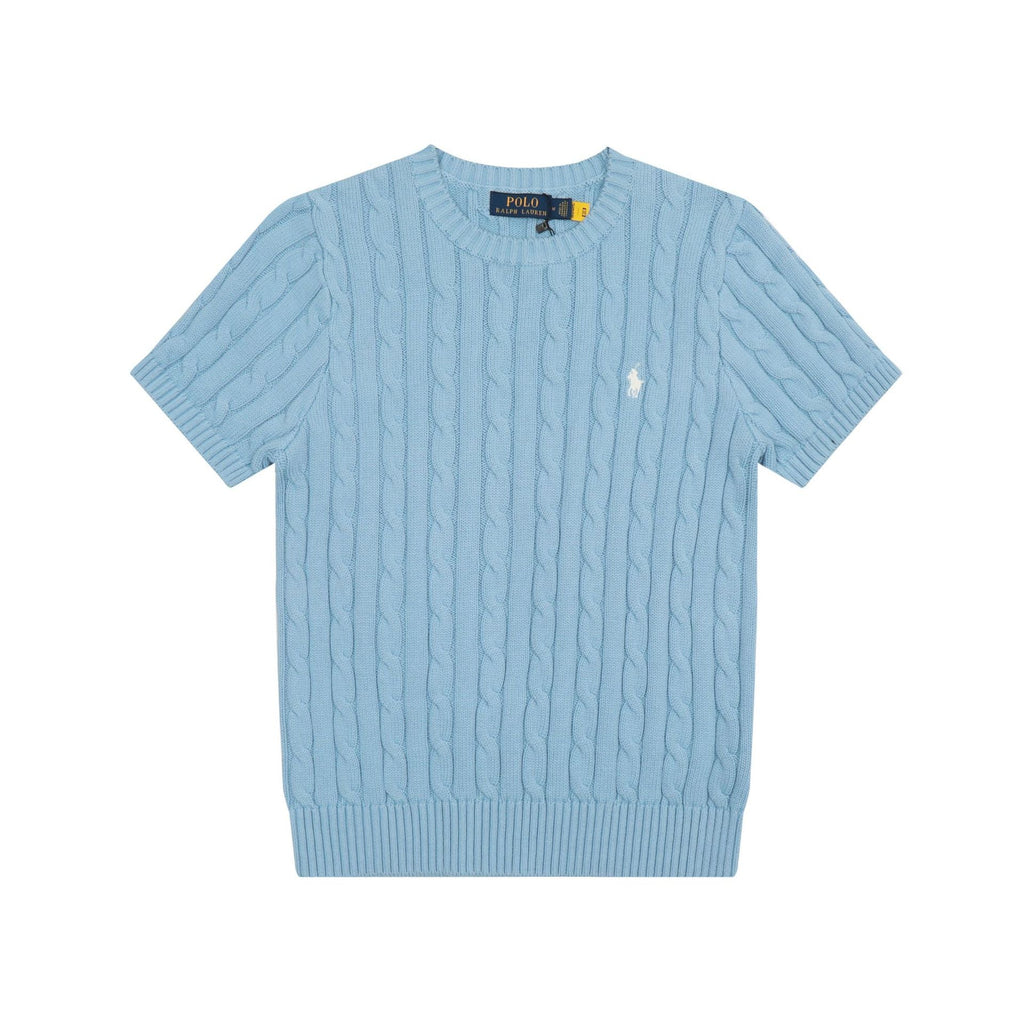 Ralph Lauren Knitted sweaters Ralph Lauren Knitted Short Sleeved Shirt Small Standard Twist Knitted Crew Neck Short Sleeve