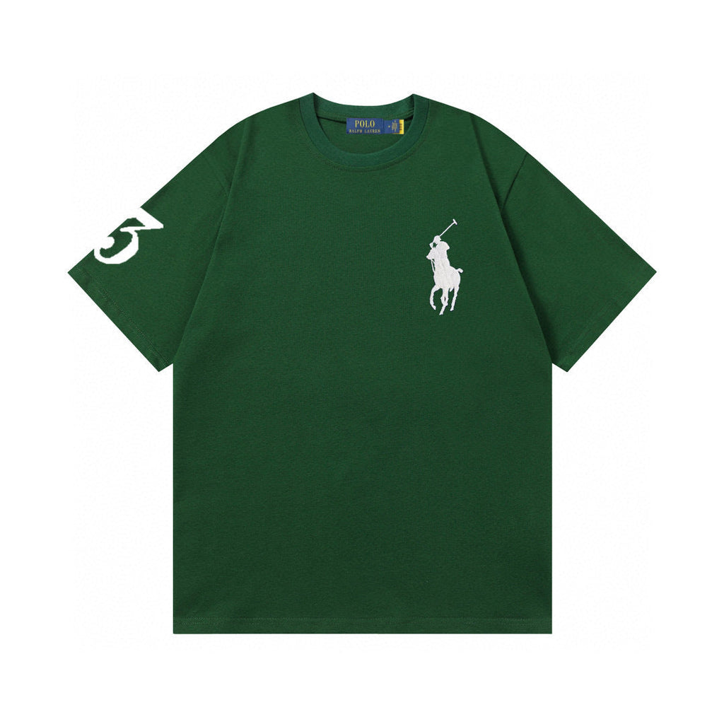 Ralph Lauren T Shirts Summer Cotton Short Sleeves