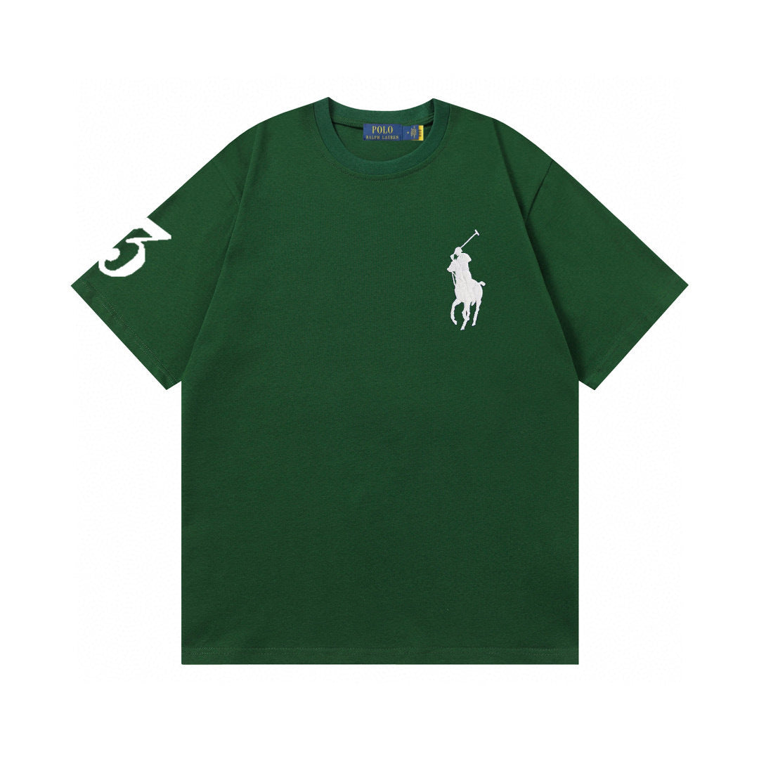 Ralph Lauren T Shirts Summer Cotton Short Sleeves