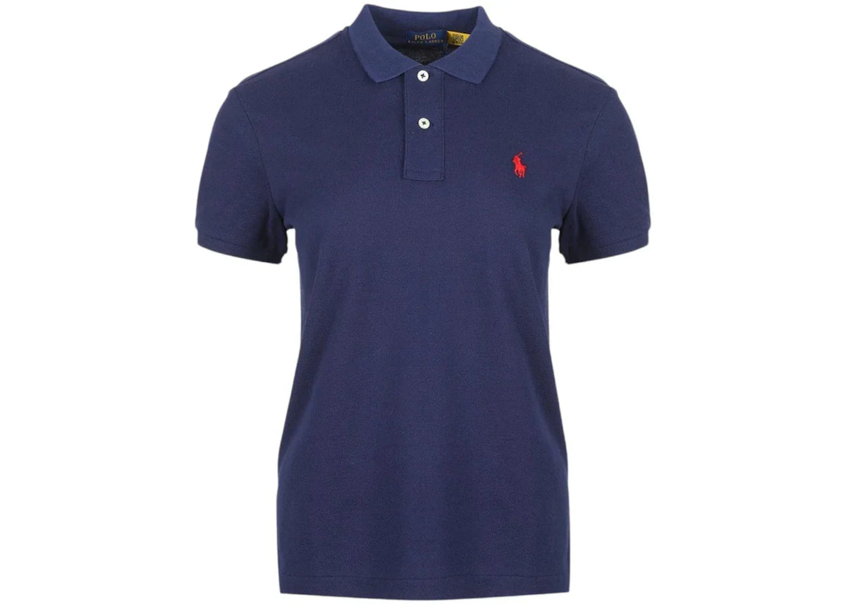 Polo Ralph Lauren Basic Mesh Fit Classic Short-Sleeve Knit Polo Navy/Red Pp