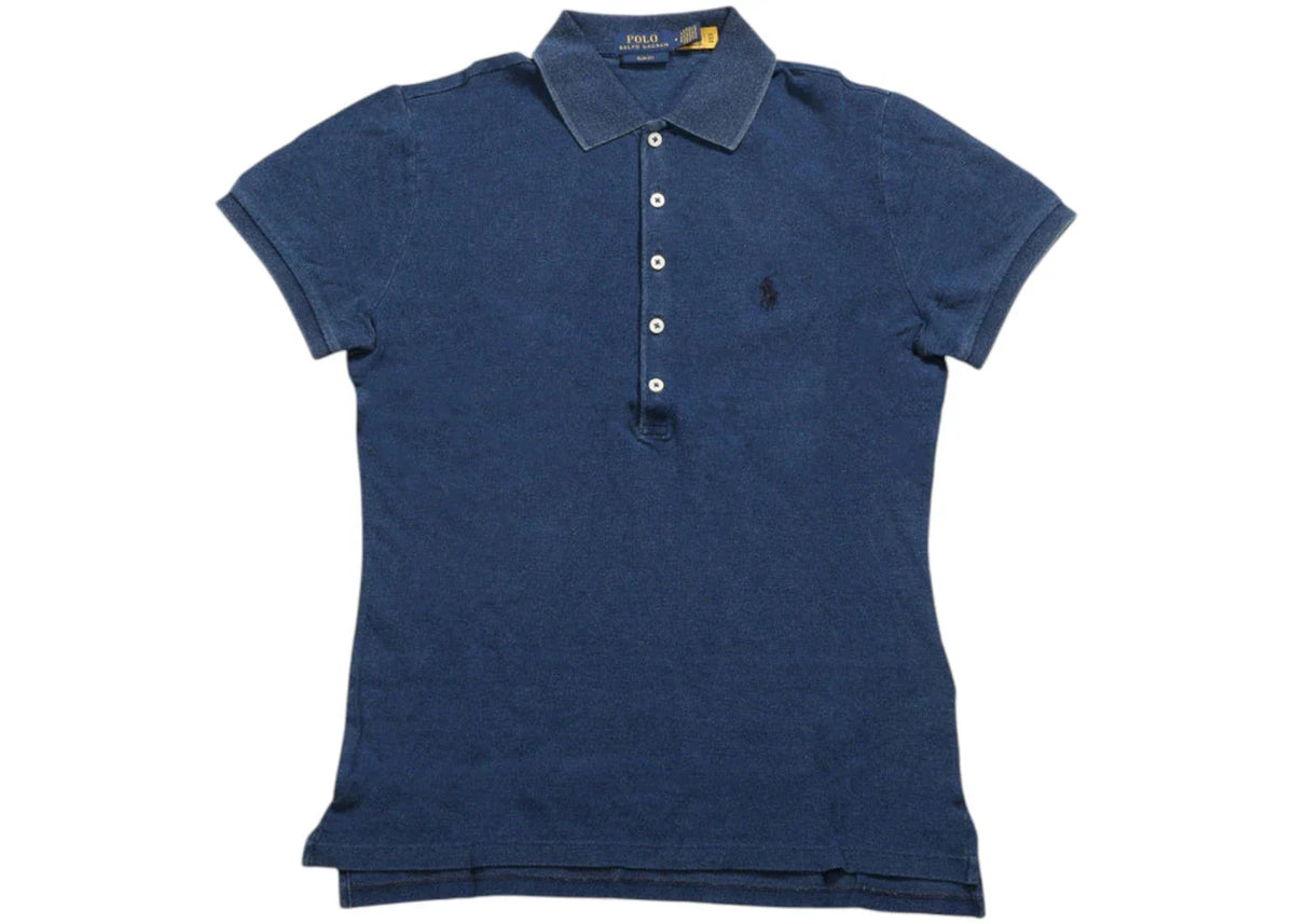 Polo Ralph Lauren Julie Slim SS Polo Shirt Indigo Blu