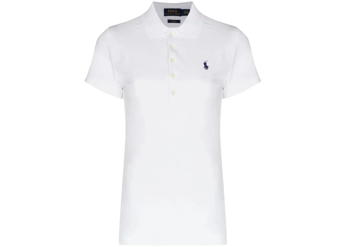 Polo Ralph Lauren Julie Slim SS Polo Shirt White