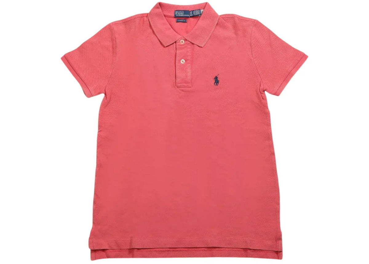 Polo Ralph Lauren Knit Collar Polo Shirt Pale Red