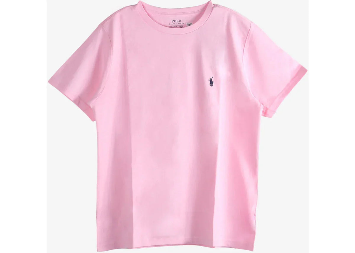 Polo Ralph Lauren Short Sleeve Cotton Jersey Crewneck T-shirt Carmel Pink