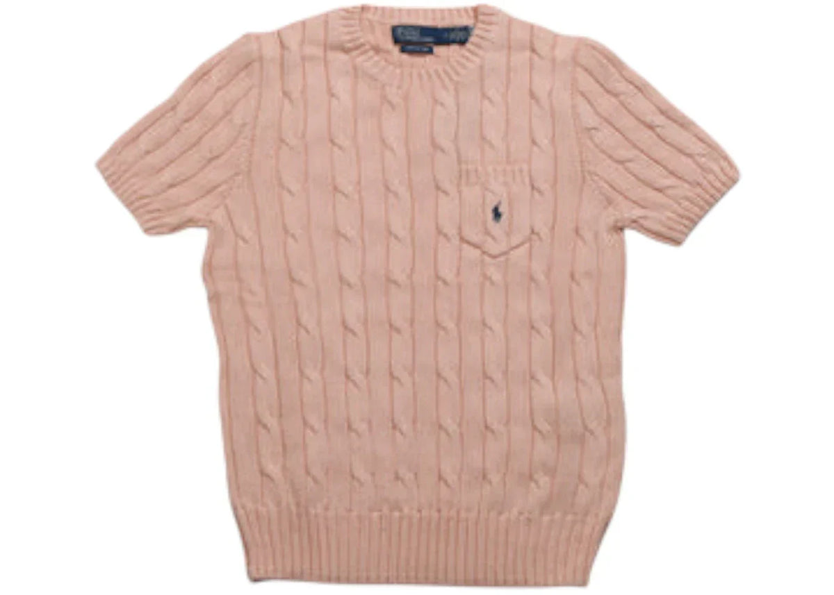 Polo Ralph Lauren Short Sleeve Pullover Pale Pink