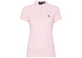 Polo Ralph Lauren Stretch Mesh Julie Polo Slim Short Sleeve Polo Shirt Sunkissed Pink