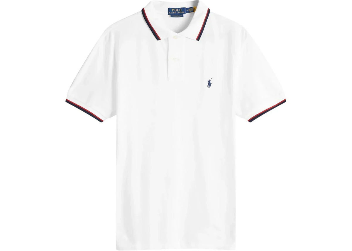 Polo Ralph Lauren Tipped Polo Shirt White