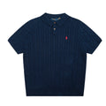 RALPH LAUREN SHORT-SLEEVE POLO KNIT SWEATER STYLE 437
